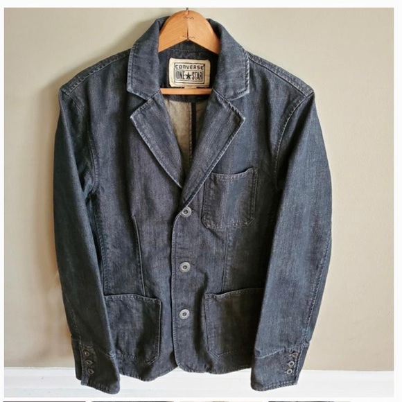 Converse Other - CONVERSE one STAR denim JACKET L